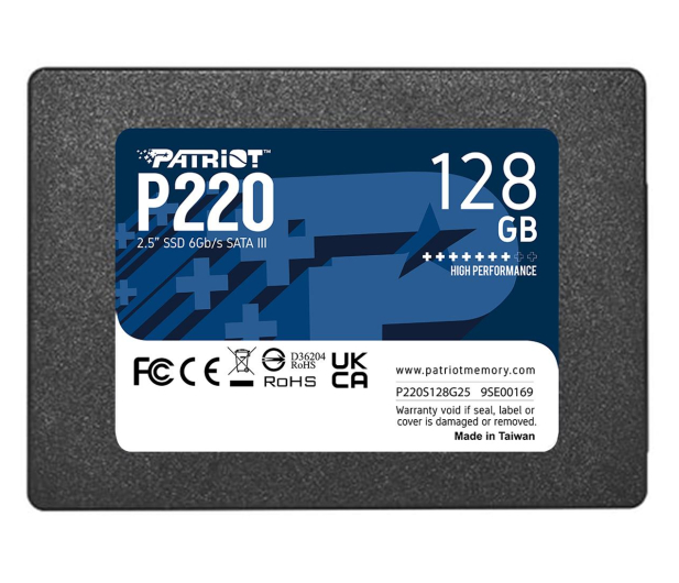 PATRIOT P220 128GB 2,5" P220S128G25 - 1111808 - zdjęcie